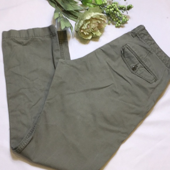 army green chinos mens